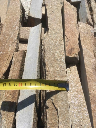 Горбушка златолит золотистый для облицовки купить в Тверской области