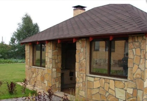 Плитняк златолит жёлтый для фасада 1,5-3 см купить в Тверской области