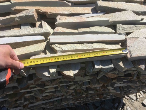 Горбушка златолит золотистый для облицовки купить в Тверской области