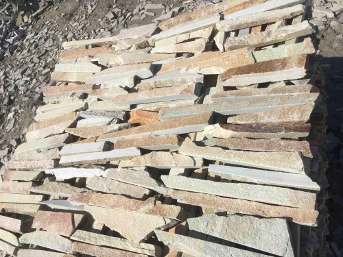 Горбушка златолит золотистый для облицовки купить в Тверской области