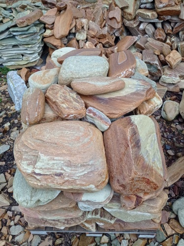 Златолит жёлтый, жёлто-зелёный глыбки и валуны для ланшафтного дизайна купить в Тверской области